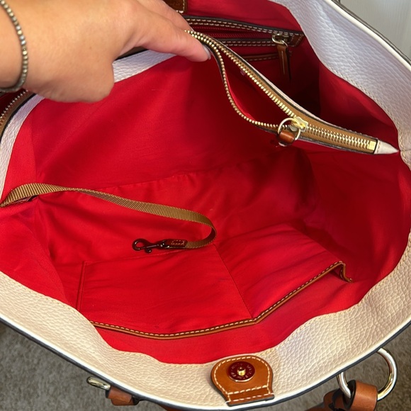 DOONEY & BOURKE Wexford Collection Tammy LARGE Tote Bag Color Bone like new - Picture 7 of 12